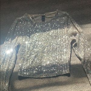 Windsor sparkly crop top